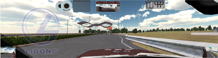 LG-SD01 4D动感汽车驾驶模拟器（真车部件）