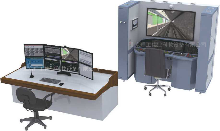 独立vtm(virtual training model)系统,独立的教员控制台组成